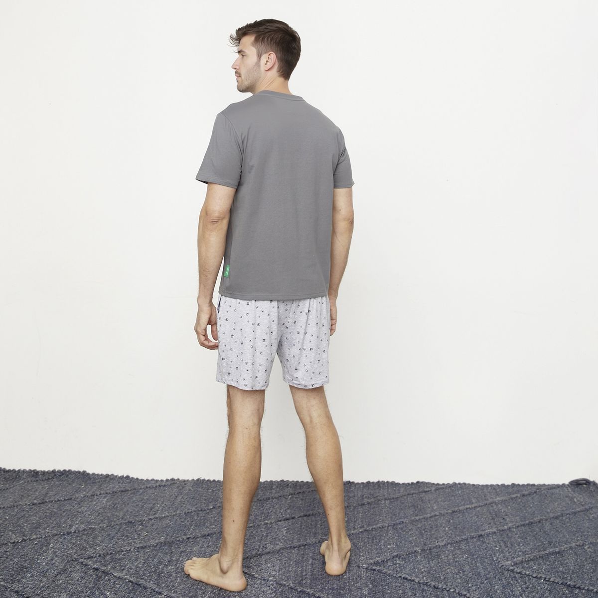 BENETTON - Pijama Corto Hombre Benetton