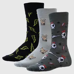 BEARCLIFF - Pack De 3 Calcetines Hombre