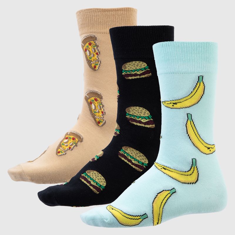 BEARCLIFF - Pack De 3 Calcetines Hombre Bearcliff