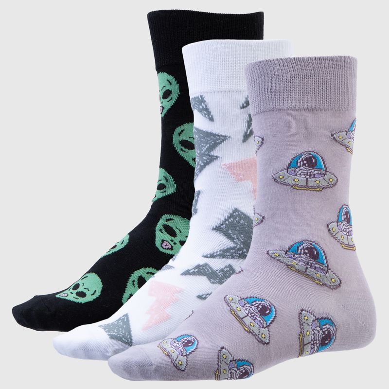 BEARCLIFF - Pack De 3 Calcetines Hombre Bearcliff