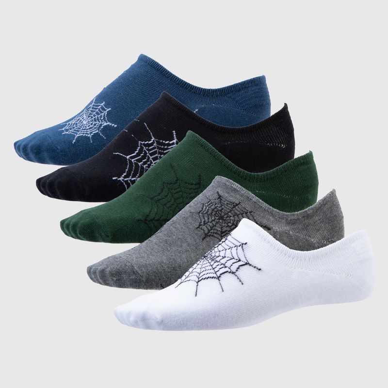 BEARCLIFF - Pack De 5 Calcetines Invisibles Hombre Bearcliff