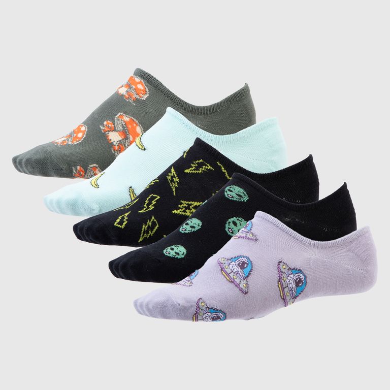 Pack De 5 Calcetines Invisibles Hombre