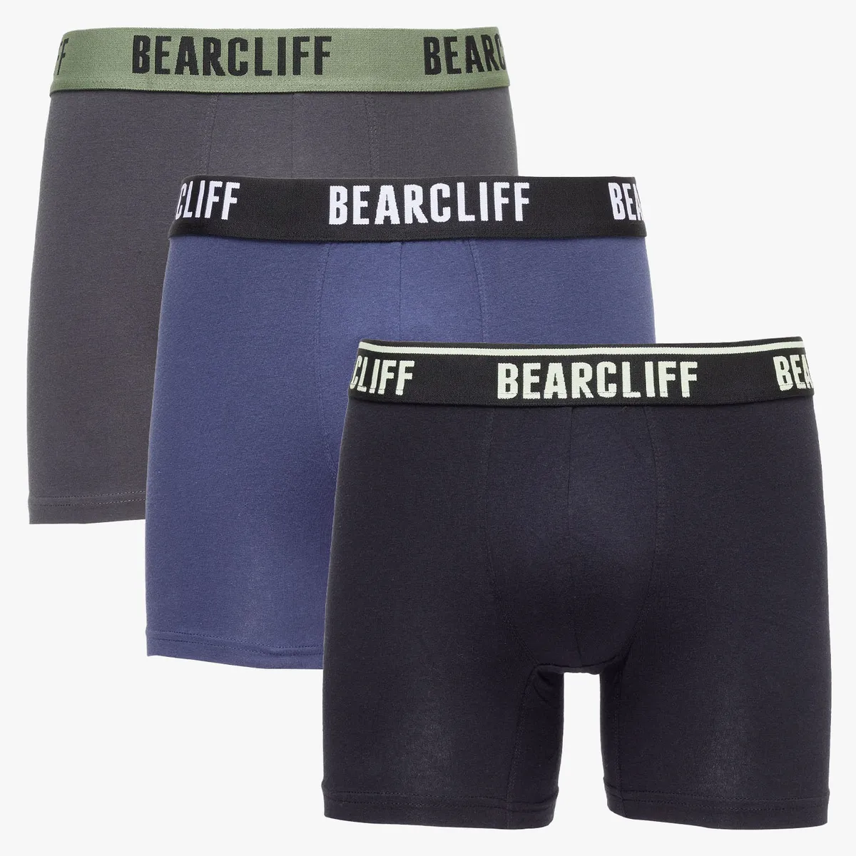 BEARCLIFF - Pack De 3 Bóxers Algodón Hombre Bearcliff