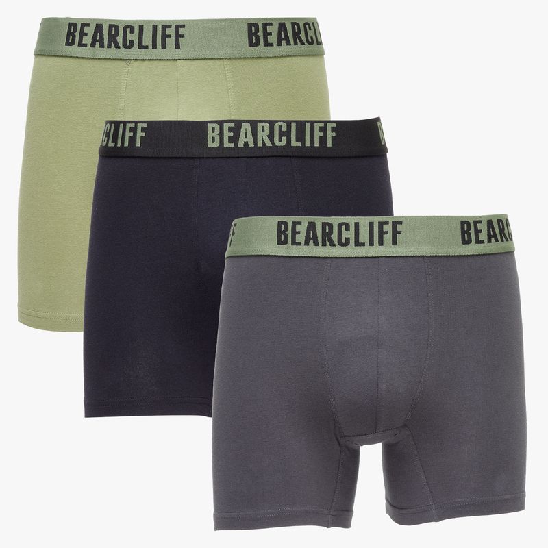 BEARCLIFF - Pack De 3 Bóxers Algodón Hombre Bearcliff
