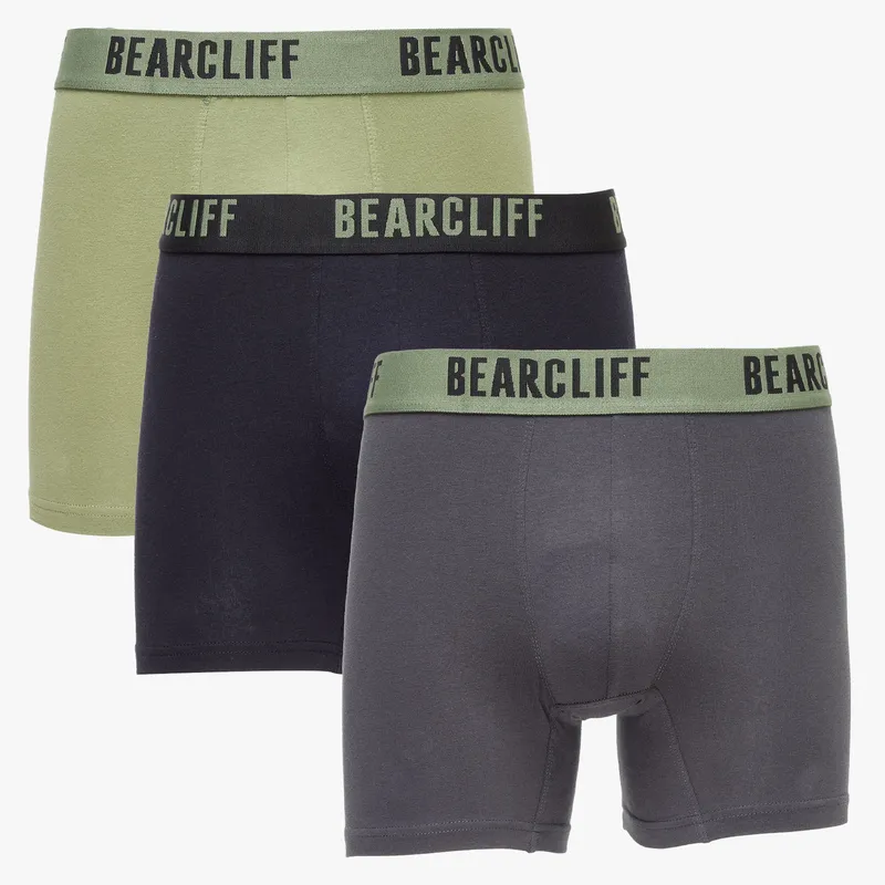 BEARCLIFF - Pack De 3 Bóxers Algodón Hombre Bearcliff