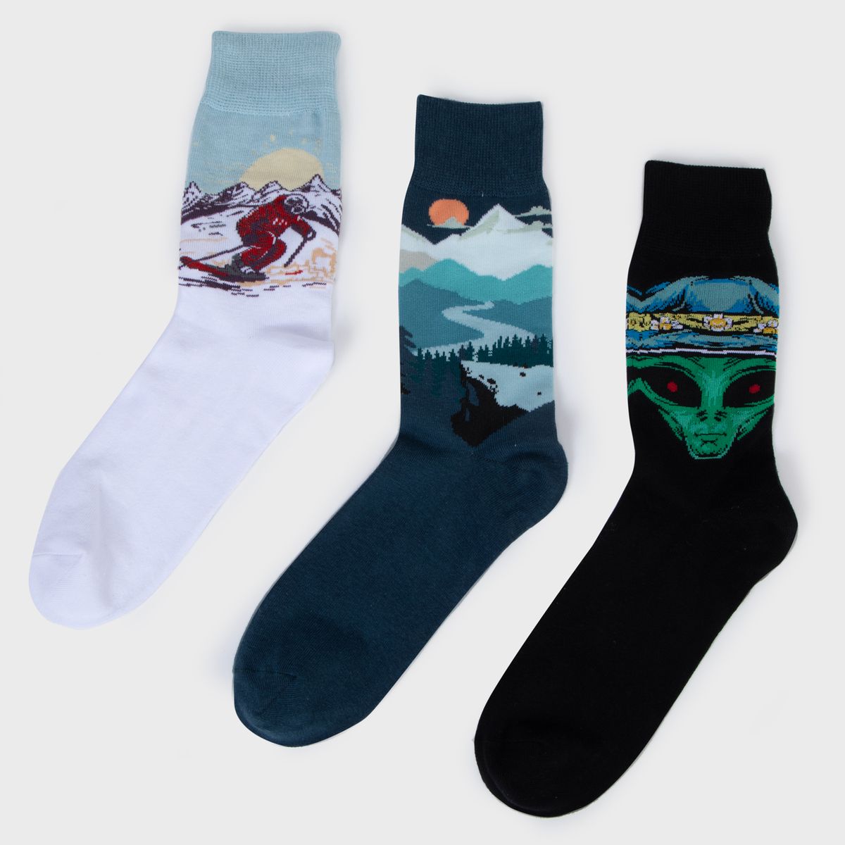 BEARCLIFF - Pack De 3 Calcetines Hombre Bearcliff