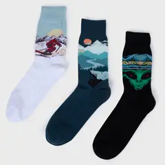 BEARCLIFF - Pack De 3 Calcetines Hombre