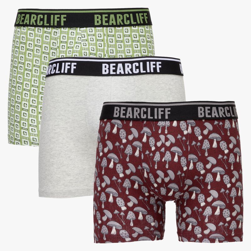 BEARCLIFF - Pack De 3 Bóxers Algodón Hombre Bearcliff
