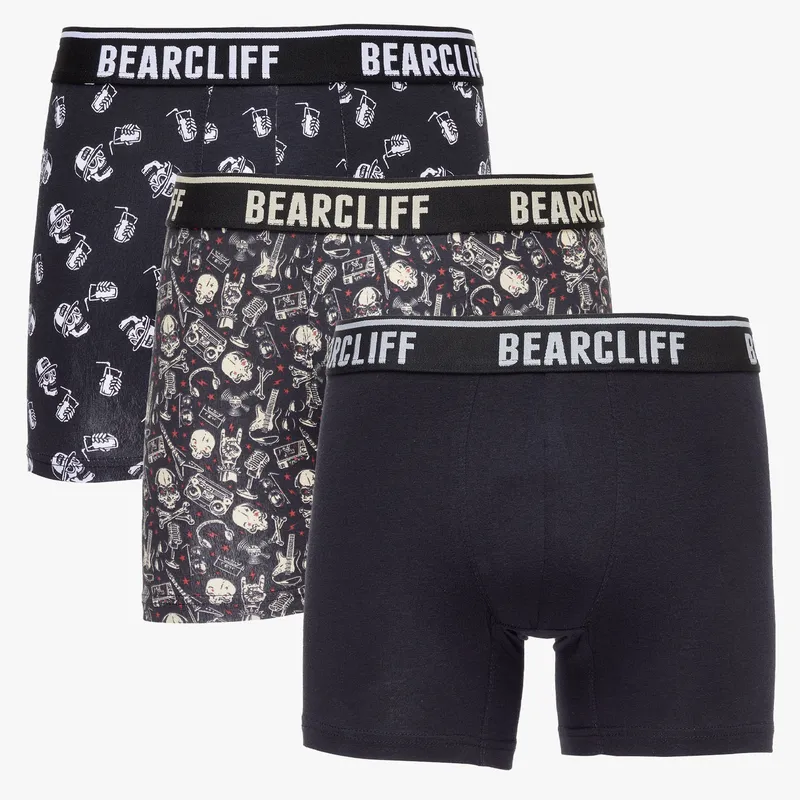BEARCLIFF - Pack De 3 Bóxers Algodón Hombre Bearcliff