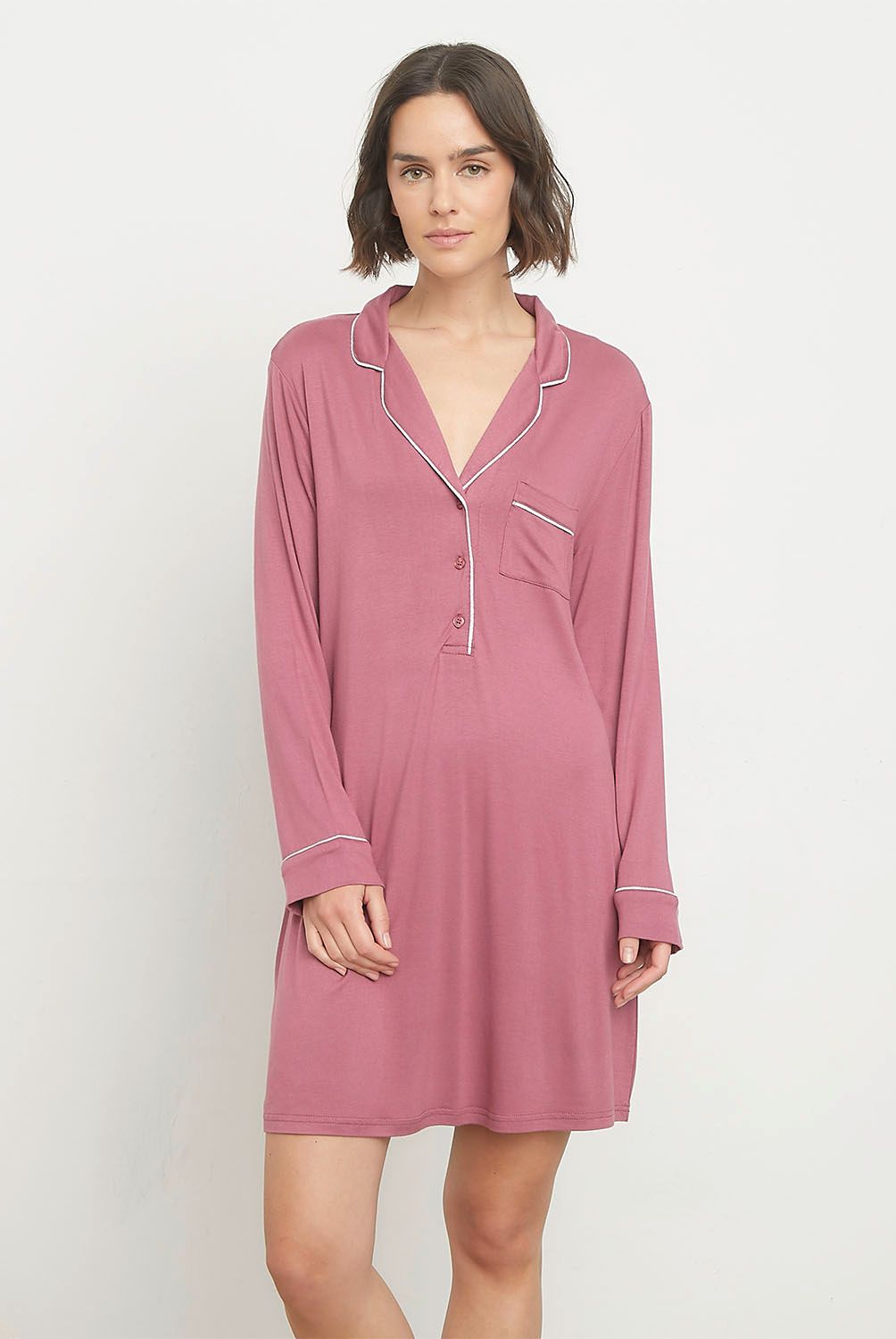 BLU - Camisa de Dormir Mujer Blu