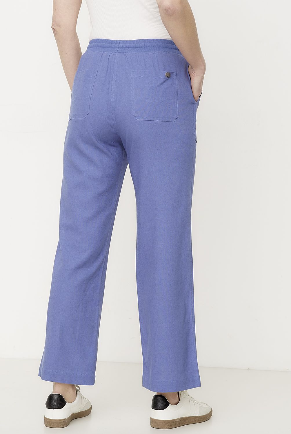 NEWPORT - Pantalón Wide Leg Tiro Alto Mujer Newport