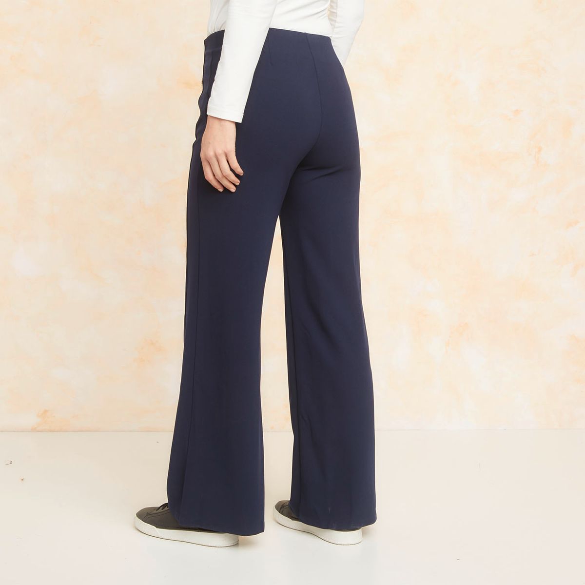 S COCCI - Pantalón Palazzo Tiro Medio Mujer S Cocci