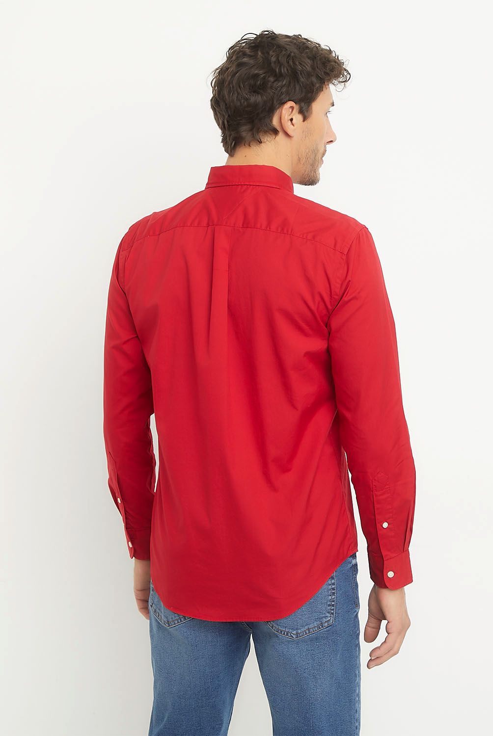 TOMMY HILFIGER - Camisa Casual Manga Larga Algodón Hombre Tommy Hilfiger