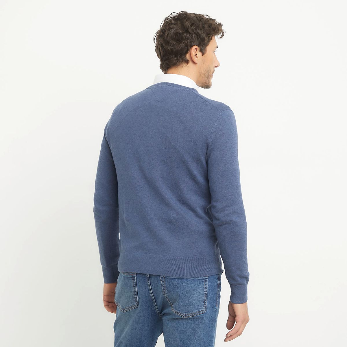 TOMMY HILFIGER - Sweater Cuello V Algodón Hombre Tommy Hilfiger