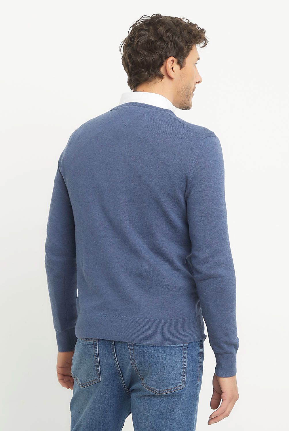 TOMMY HILFIGER - Sweater Cuello V Algodón Hombre Tommy Hilfiger