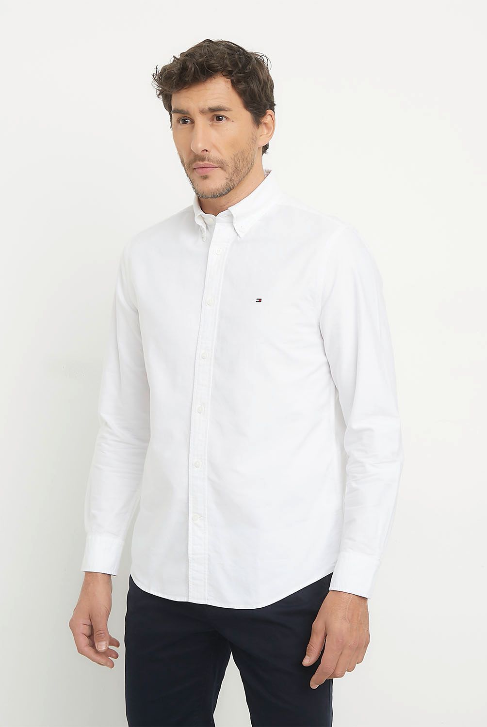TOMMY HILFIGER - Camisa Casual Manga Larga Algodón Hombre Tommy Hilfiger