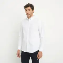 TOMMY HILFIGER - Camisa Casual Manga Larga Algodón Hombre