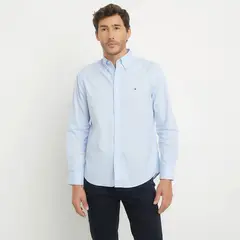 TOMMY HILFIGER - Camisa Casual Manga Larga Algodón Hombre