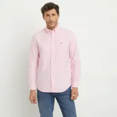 TOMMY HILFIGER - Camisa Casual Manga Larga Algodón Hombre