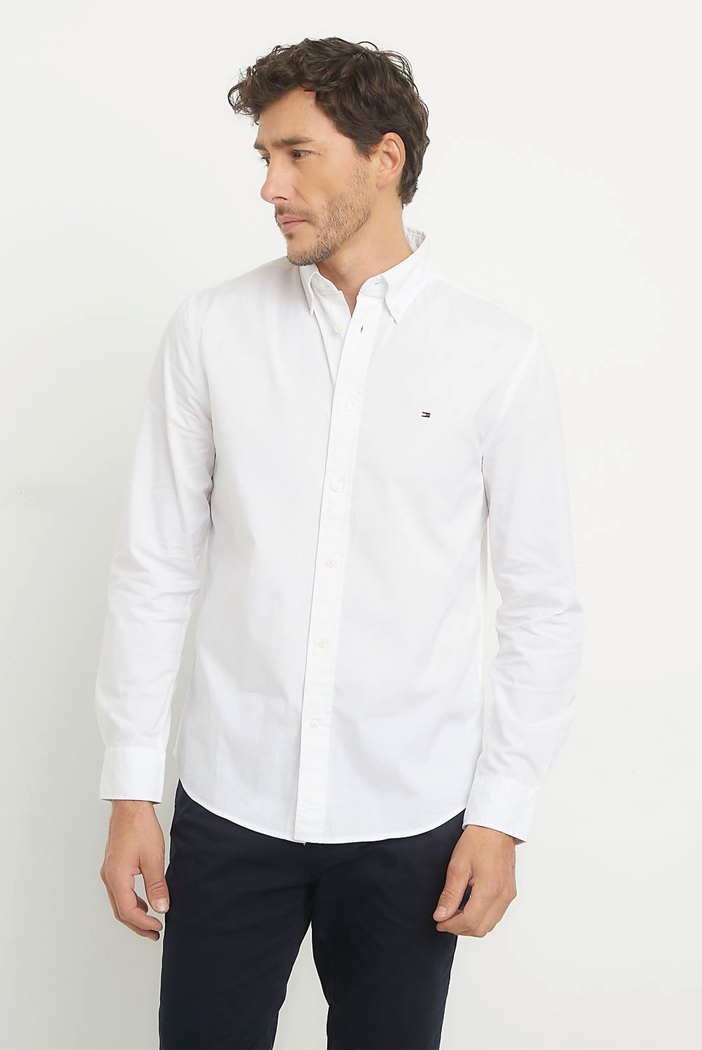 TOMMY HILFIGER - Camisa Casual Manga Larga Algodón Hombre Tommy Hilfiger