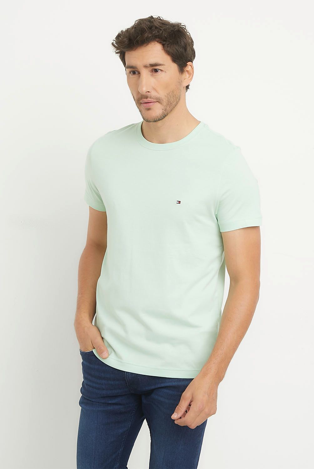 TOMMY HILFIGER - Polera Cuello Redondo Hombre Tommy Hilfiger