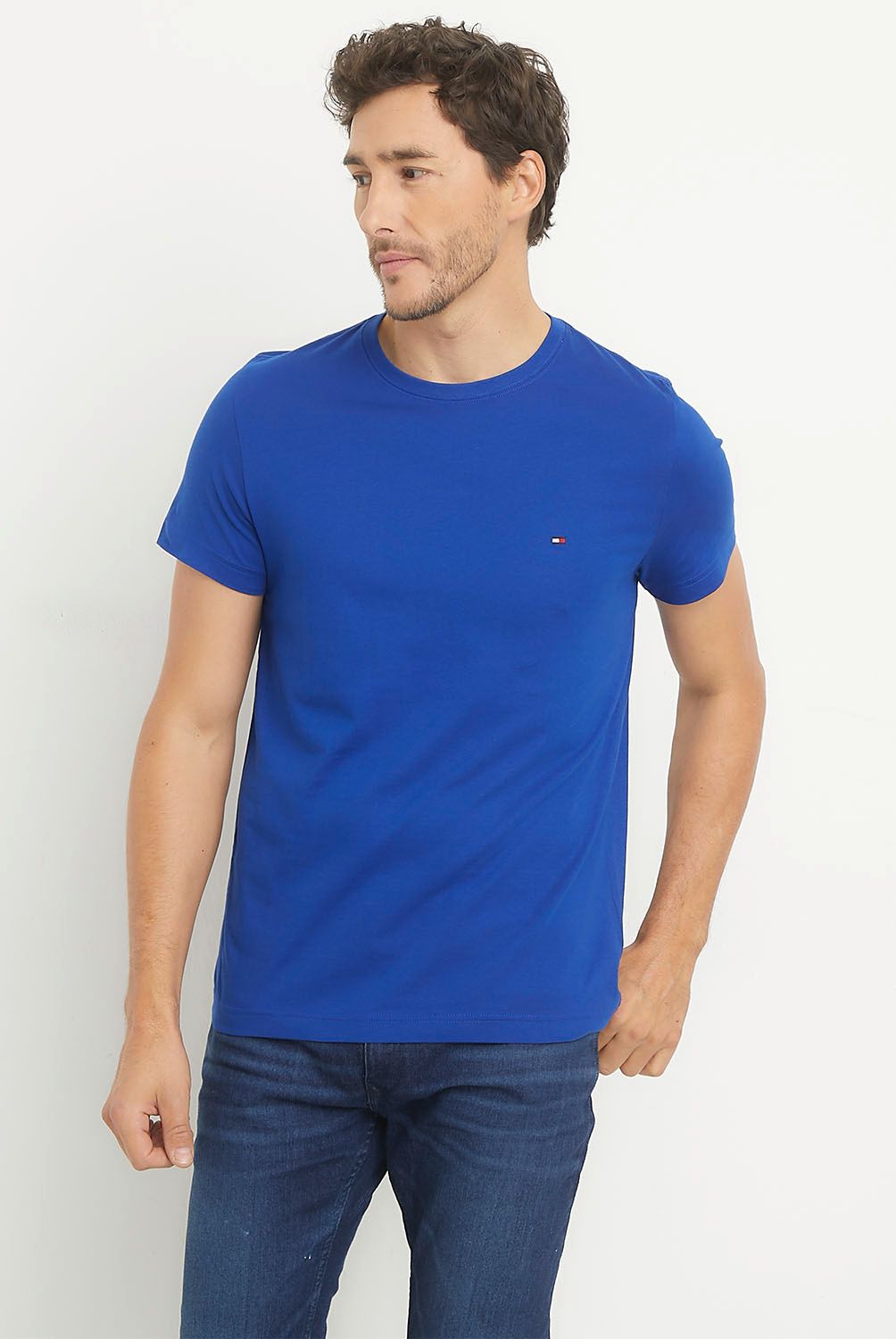 TOMMY HILFIGER - Polera Cuello Redondo Hombre Tommy Hilfiger
