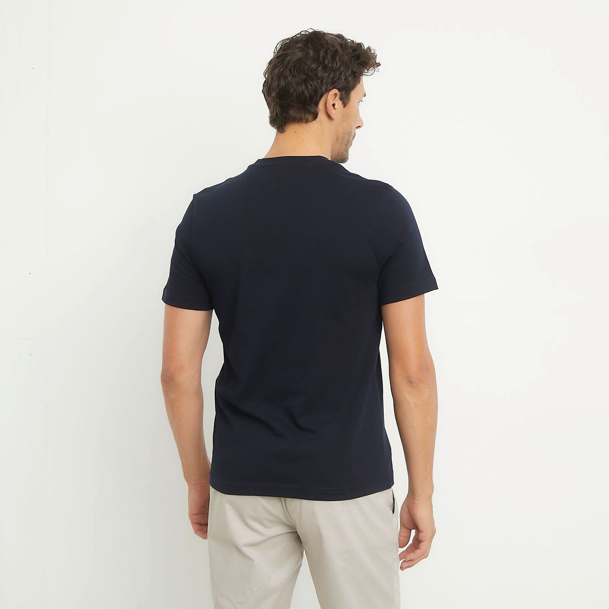 TOMMY HILFIGER - Polera Manga Corta Algodón Hombre Tommy Hilfiger