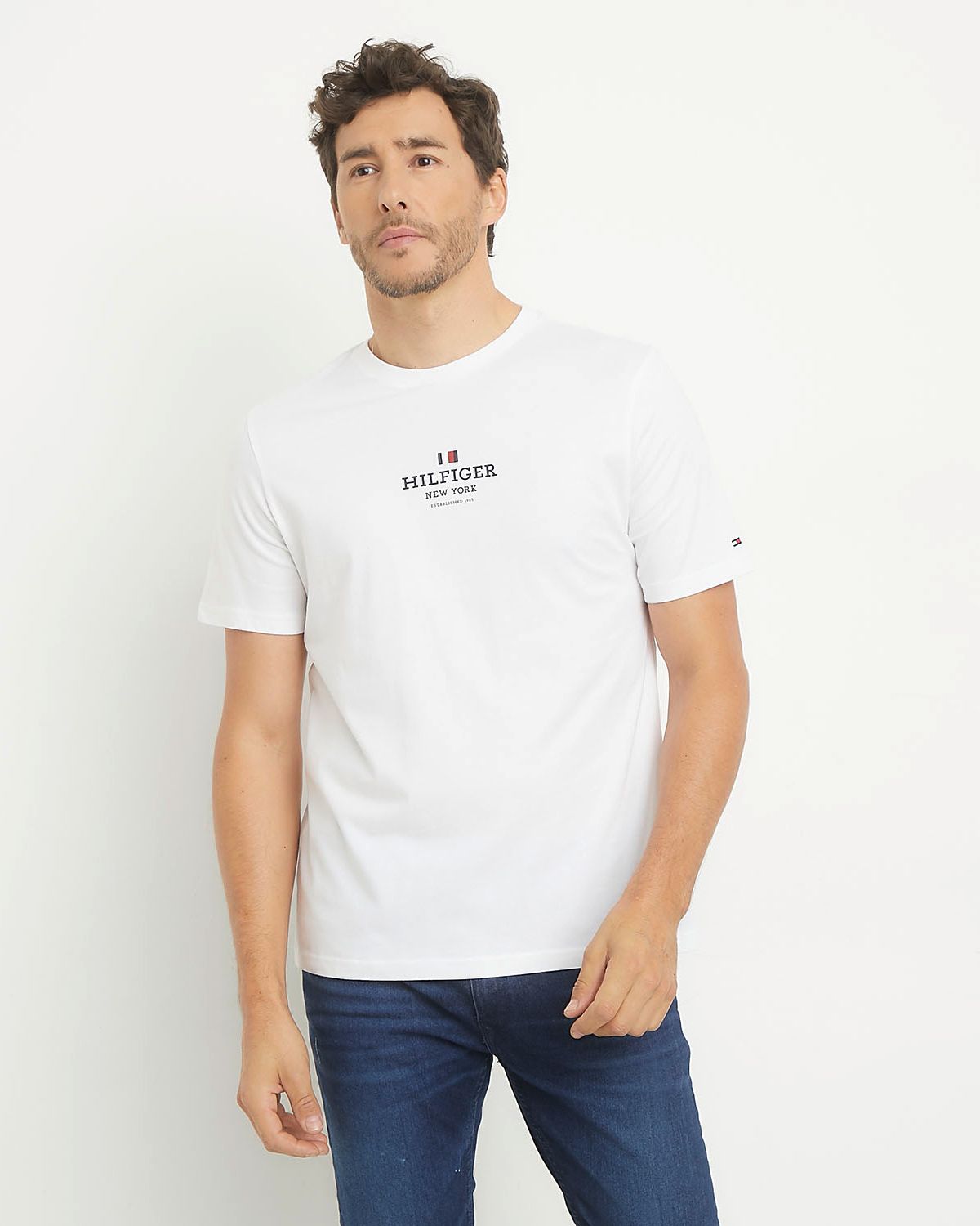 TOMMY HILFIGER Polera Manga Corta Algodón Hombre Tommy Hilfiger