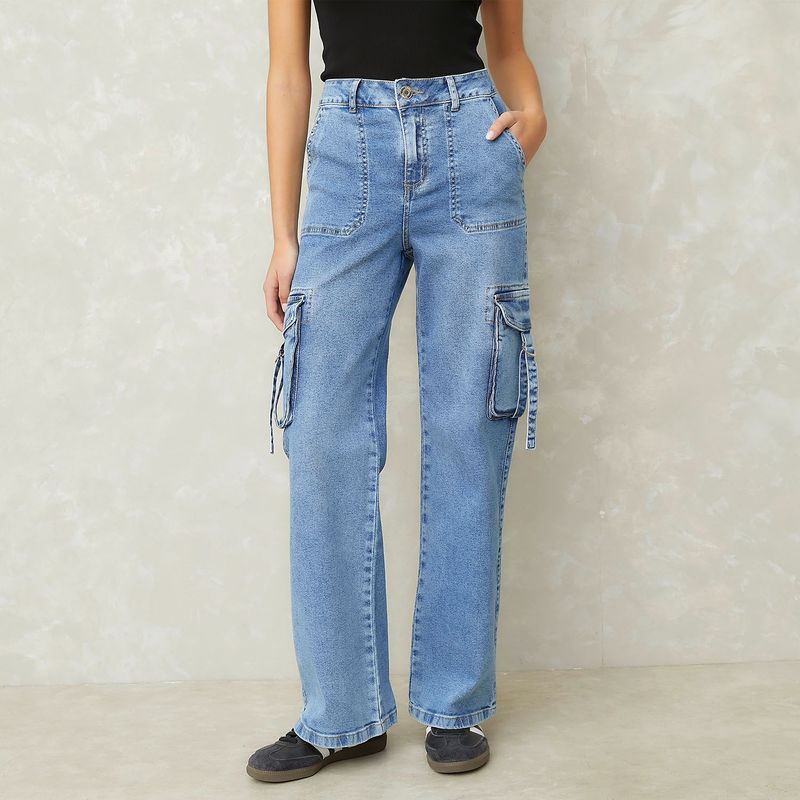 SYBILLA - Jeans Tiro Medio Mujer Sybilla