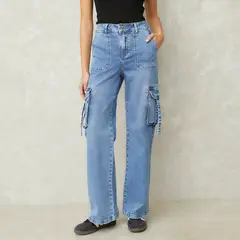 SYBILLA - Jeans Tiro Medio Mujer