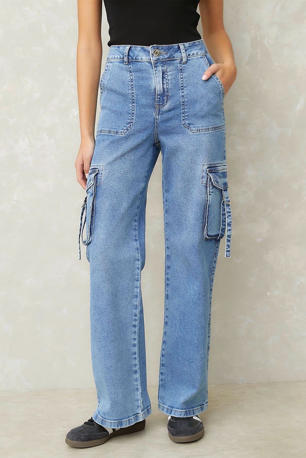 SYBILLA - Jeans Tiro Medio Mujer Sybilla