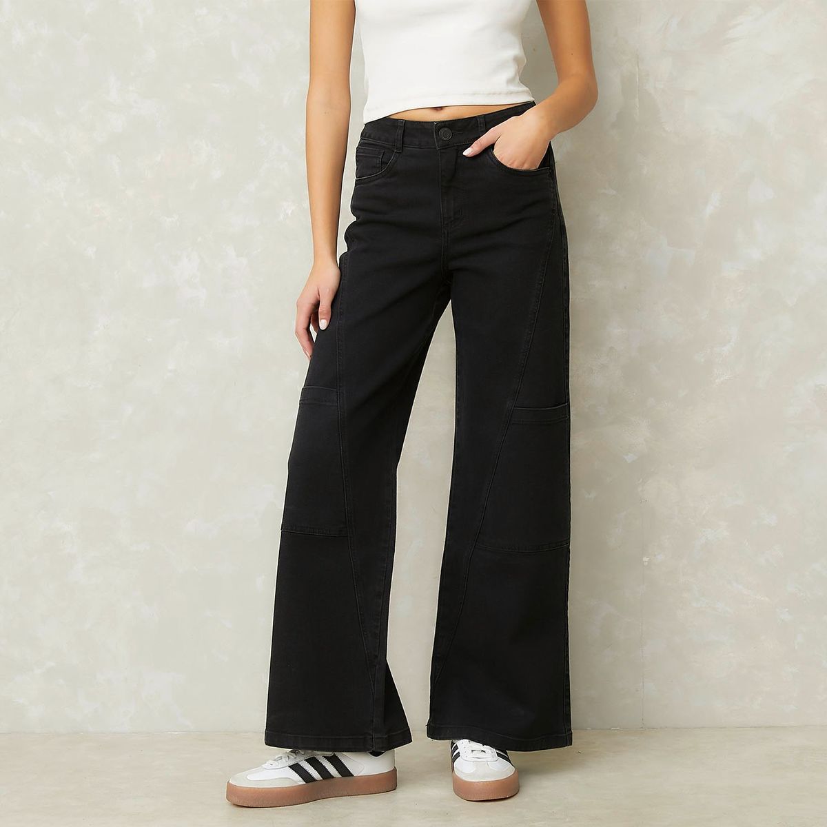 SYBILLA - Jeans Tiro Medio Mujer Sybilla