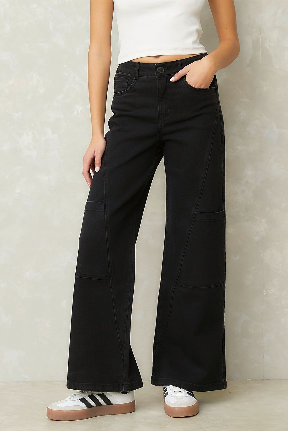 SYBILLA - Jeans Tiro Medio Mujer Sybilla