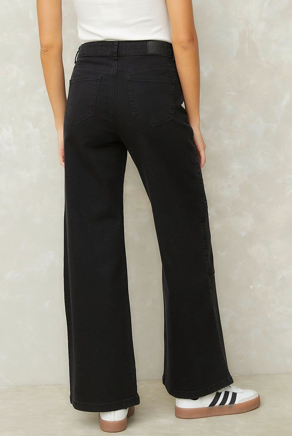 SYBILLA - Jeans Tiro Medio Mujer Sybilla