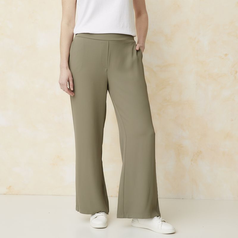 S COCCI - Pantalón Palazzo Tiro Medio Mujer S Cocci
