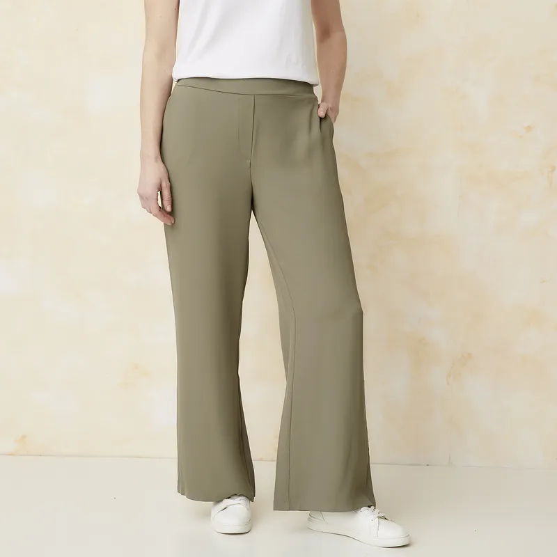S COCCI - Pantalón Palazzo Tiro Medio Mujer S Cocci