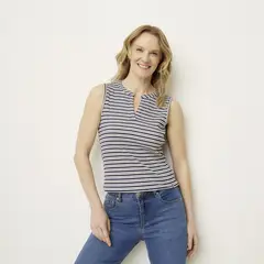 NEWPORT - Polera Sin Mangas Algodón Mujer