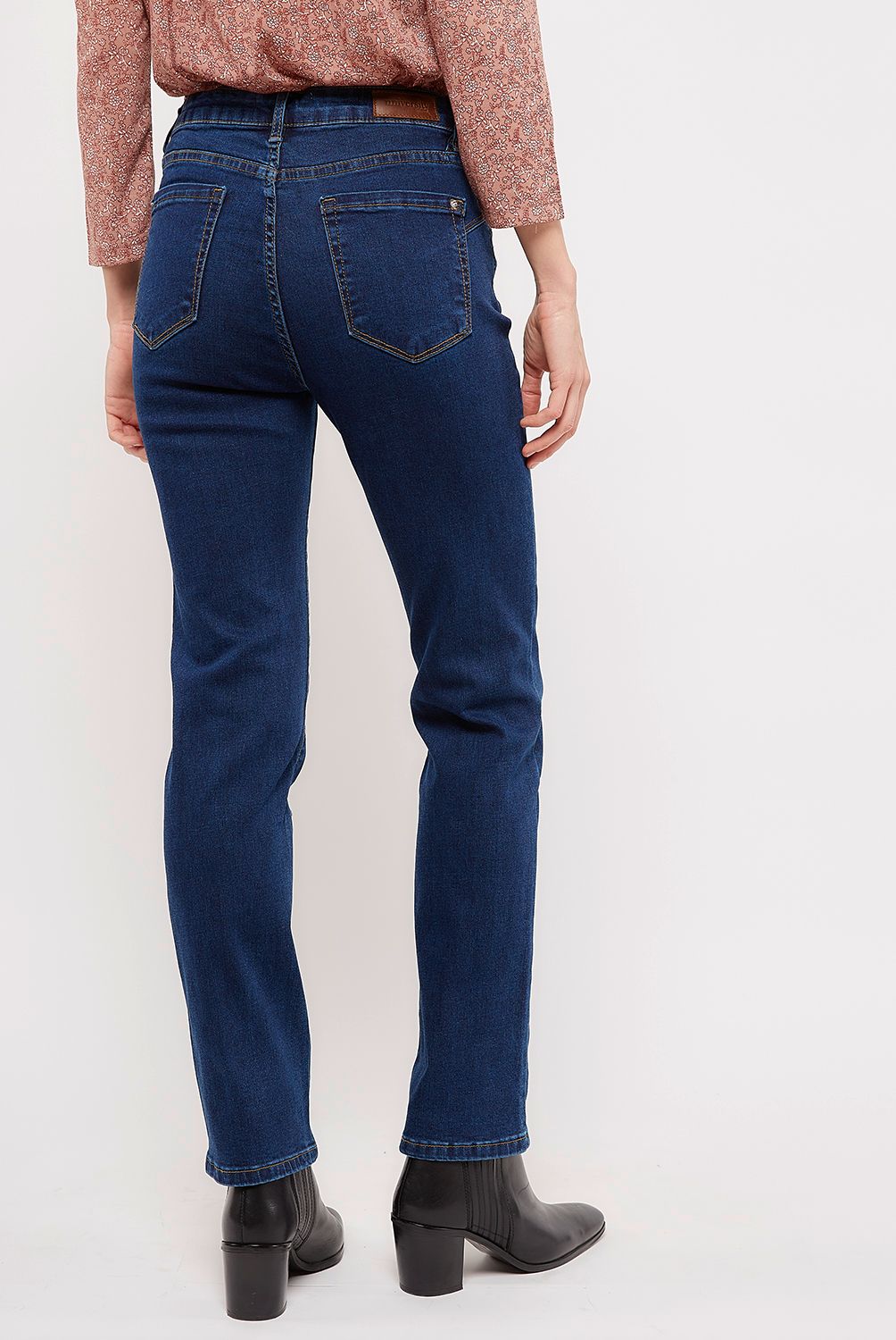 UNIVERSITY CLUB - Jeans Straight Mujer University Club Tiro Alto