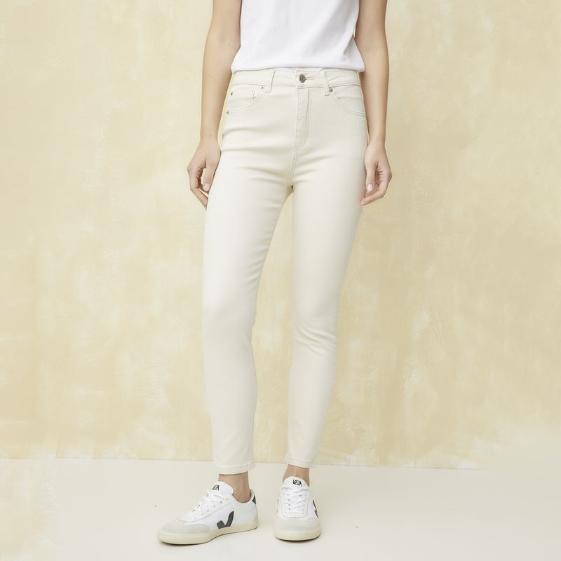 UNIVERSITY CLUB - Jeans Skinny Tiro Medio University Club Algodón Mujer