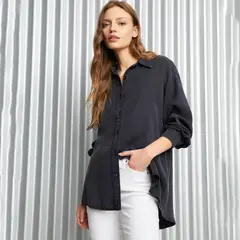 AMERICANINO - Blusa Manga Larga Tencel Mujer