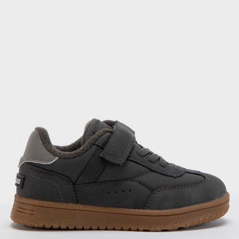 CONIGLIO - Seba Zapatilla Urbana Niño Gris (22 a 26) Coniglio