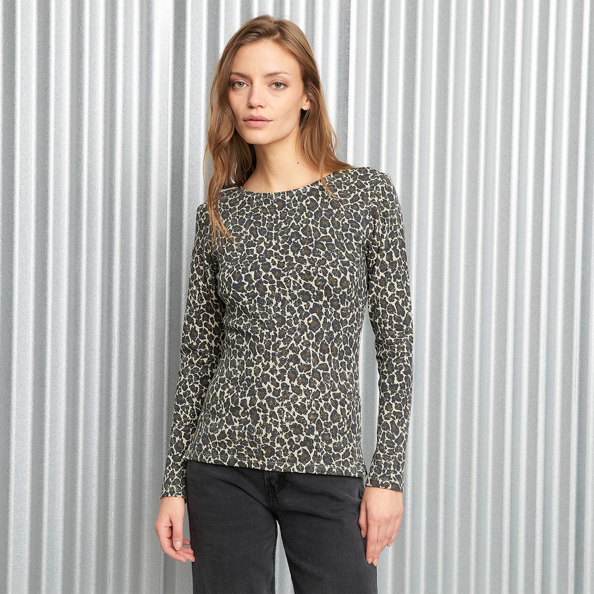 AMERICANINO - Polera Manga Larga Algodón Mujer Americanino