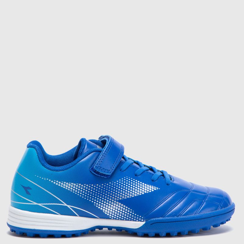 DIADORA - Saturno Zapatilla Deportiva Baby Fútbol Niño Azul (27 A 33) Diadora