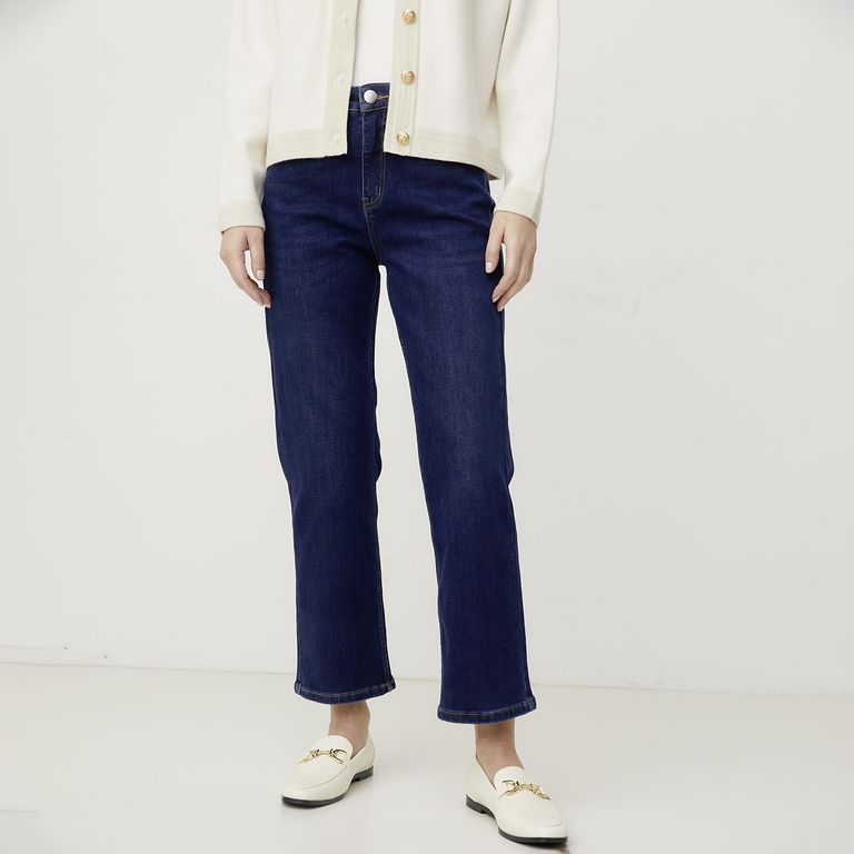 Jeans Tiro Alto Mujer