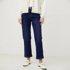 APOLOGY - Jeans Wide Leg Mujer Tiro Alto Algodón