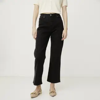 APOLOGY - Jeans Wide Leg Mujer Tiro Alto Algodón