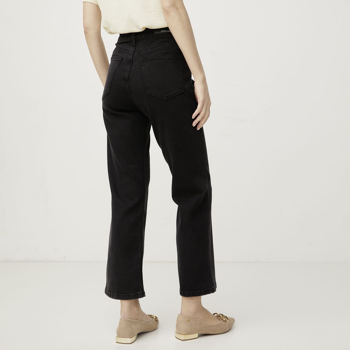 APOLOGY - Jeans Wide Leg Tiro Alto Mujer Apology