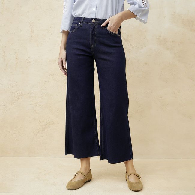 BASEMENT - Jeans Tiro Alto Mujer Basement Denim