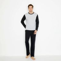 Pijama Largo Algodón Hombre