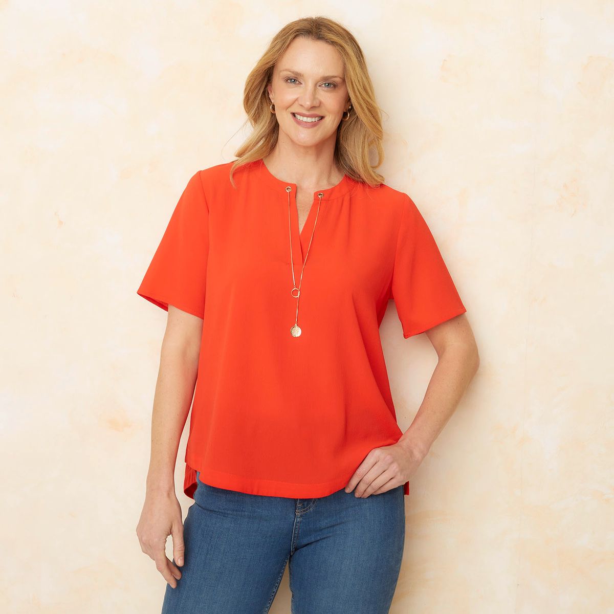 S COCCI - Blusa con Collar Mujer S. Cocci